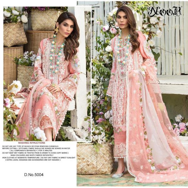 Noor Crimson Lawn Collection Designer Cotton Embroidery Pakistani Salwar